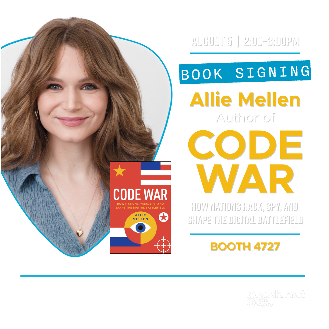 Promotional Image for the book signing with Allie Mellen